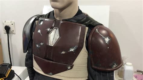 how to attach mandalorian armor